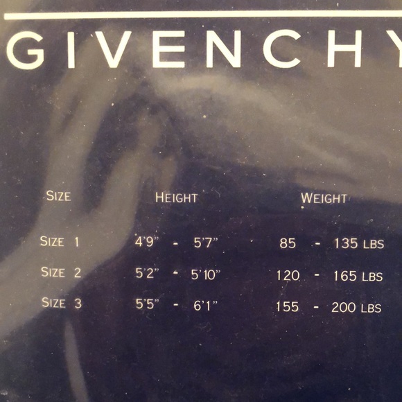 Givenchy Control Top Ultra Sheer Sandal Toe Hosiery Style 508 Size 2 INK - Picture 4 of 5
